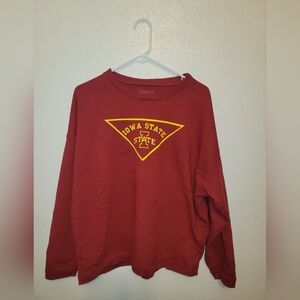 Iowa State Cyclones Red Sweatshirt Size Large